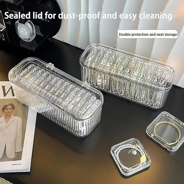 Acrylic Jewelry Organizer Box (Set of 10)